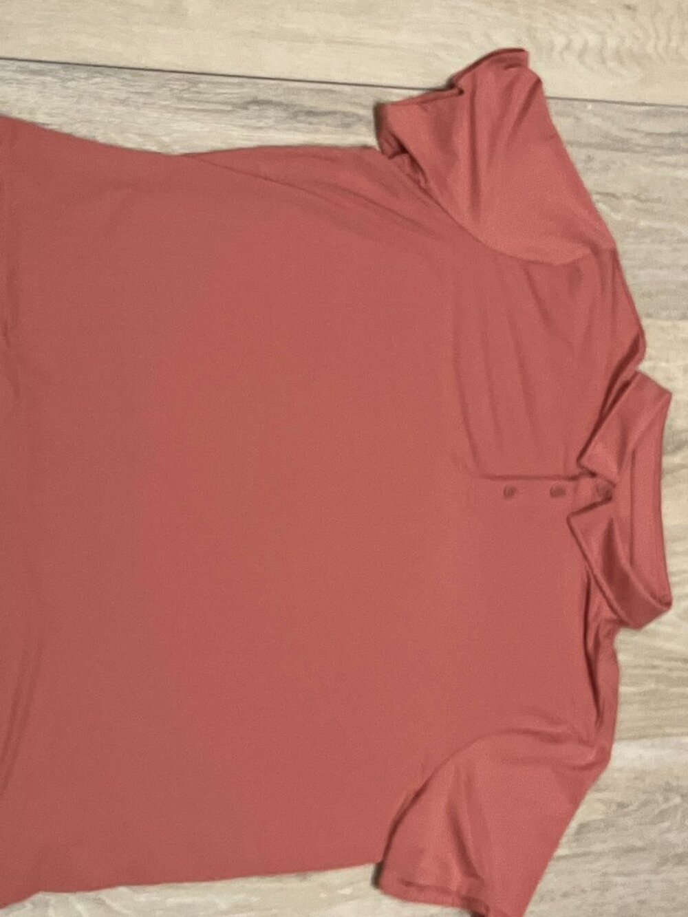 All in Motion Men's XXL Coral Performance Stretch Polo Shirt